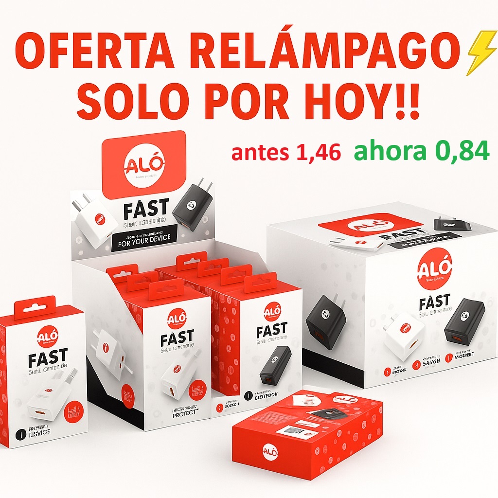 [8804240067227 067210] Cargador Cabezal Alo 1.5A