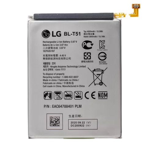 [B1162] Bateria LG K42 / K52 / K62 / K62 Plus BL-T51 Original