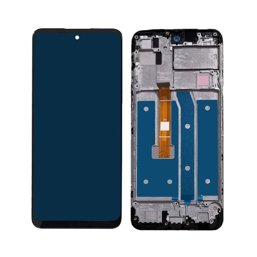[502851] Modulo LG K52 negro con marco (ORIG Gold Edition)