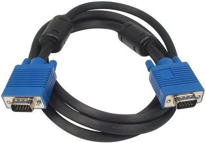 [VIR-1101] Cable VGA a VGA macho - macho 3 mts doble filtro Reforzado alta calidad