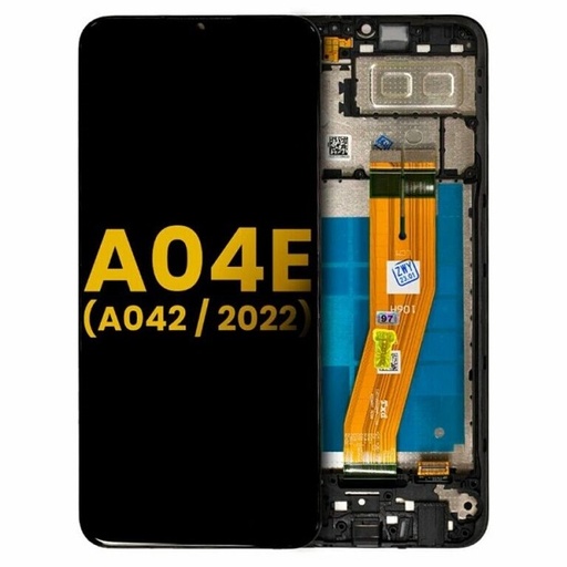 [503431] Modulo Samsung A04E / A042F con marco negro (ORIG)