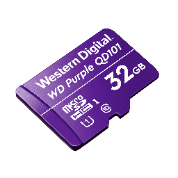 [718037874890] Micro SD Western Digital 32gb Go WD Purple QD101 micro SDXC clase 10