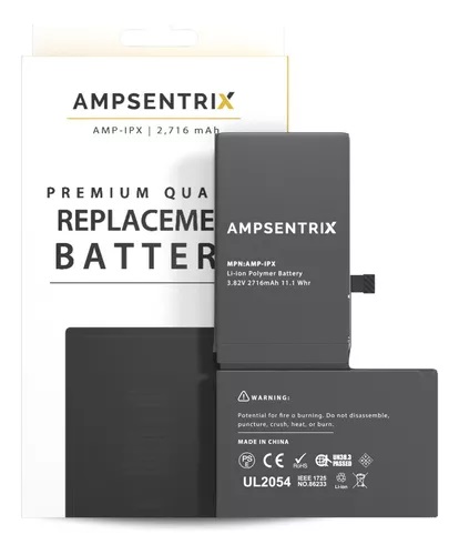 [B1285] Bateria Iphone X Ampsentrix