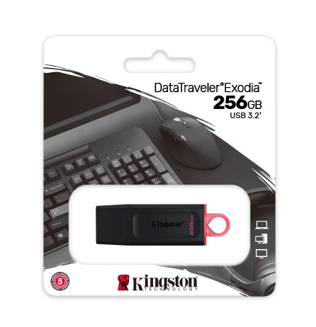 [740167310023] Pendrive 256gb Kingston DataTraveler Exodia 3.2