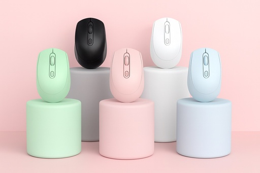 [6290132587256] Mouse Inalambrico Recargable Dual 2.4G y BT Seisa DN-N614 (colores varios)