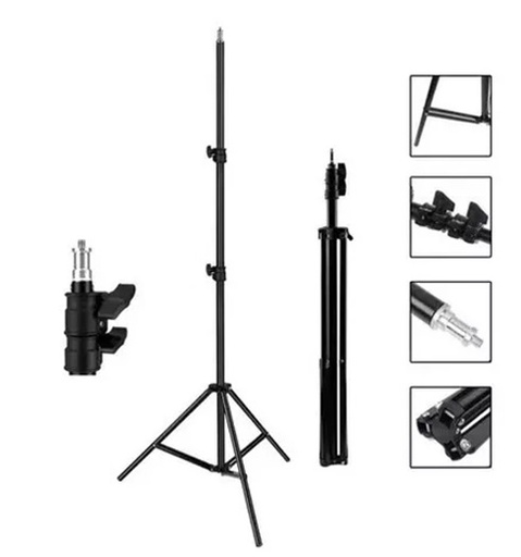 [504119 TRP-72011] Tripode de Aluminio para Aro Led 2,1m TRP-72009