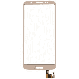 [TOU03223] Repuesto Glass Moto G6 Plus Dorado Tactil sin OCA