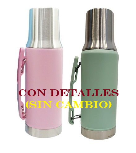 [504275] Termo de Acero 1.3L MG-621 Verde (CON DETALLES)