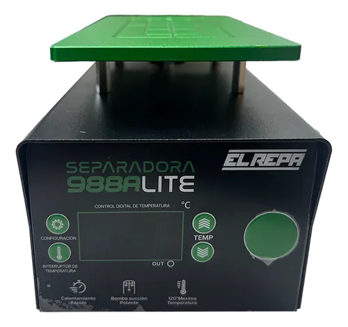 [SEP05880] Plancha Separadora de Glass con Bomba de Succion 988A Lite