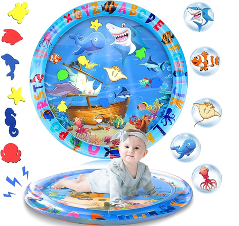 [ALF-160901] Alfombra Inflable Infantil Redonda 1m
