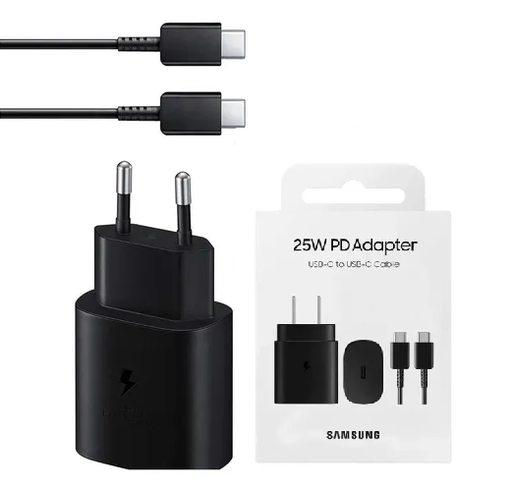 [8806094944501 912029] Kit Cargador 2 en 1 Samsung 25W PD (toma europea) ORIGINAL
