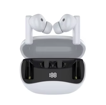 [7796350516508] Auricular Bluetooth 5.4 Doble RM-600 con Base Cargadora