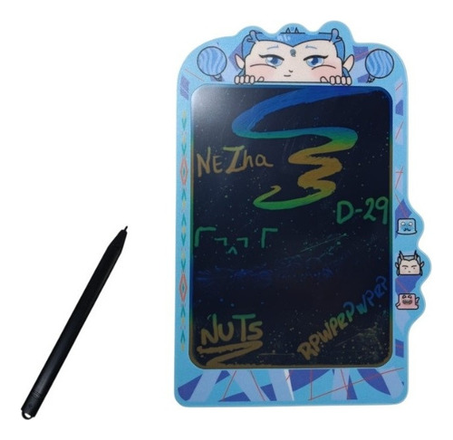 [PIZ-140N13] Tabla Magica para Escribir Borrado Automatico 8,5" Trazo Multicolor