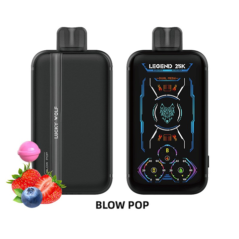 [5060521437971] Vaper Vapeador Electronico Lucky Wolf 25000 Puff (Caramelo)