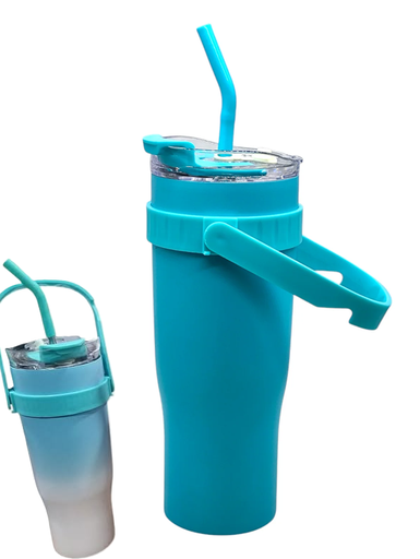 [504773] Vaso Quencher con Soporte para Celular 1.2L (Celeste)