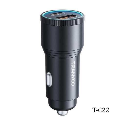 [6970791127528] Cargador 12v 48w Doble Usb + PD Tranyoo T-C22