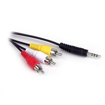 [EC85300 TVC1515 585139] Cable 3 rca a Miniplug 1,5m MYE-1106