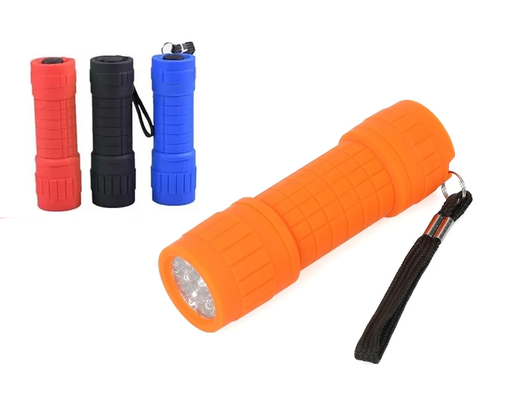 [6920241458924] Linterna Plastica de Colores AAA (no incluye pilas)