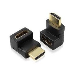 [500036 CB118] Adaptador HDMI Macho a Hembra Tipo L 90º