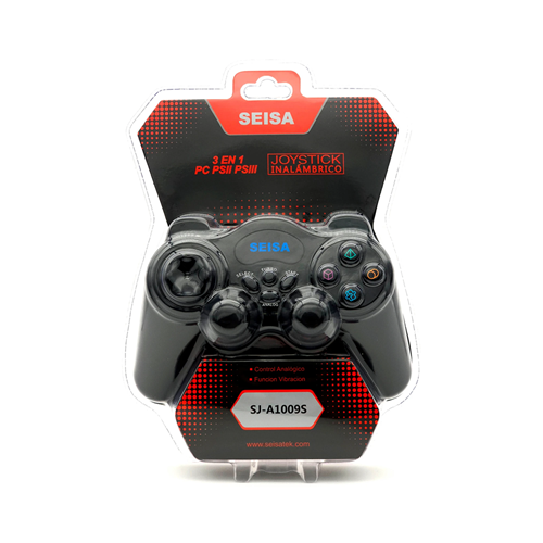 [6290132557242] Joystick Seisa 3 en 1 PC/PS2/PS3 Inalambrico SJ-A1009S