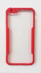 [104204] Tpu Antigolpe Borde de Color Iphone 6 G plus Rojo