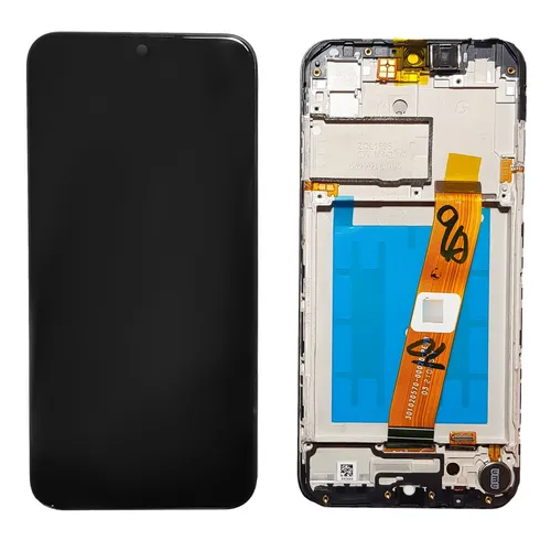 [302010] Modulo Samsung A01 vM A015M con marco, buzzer, parlante, flex botones Original (RN)
