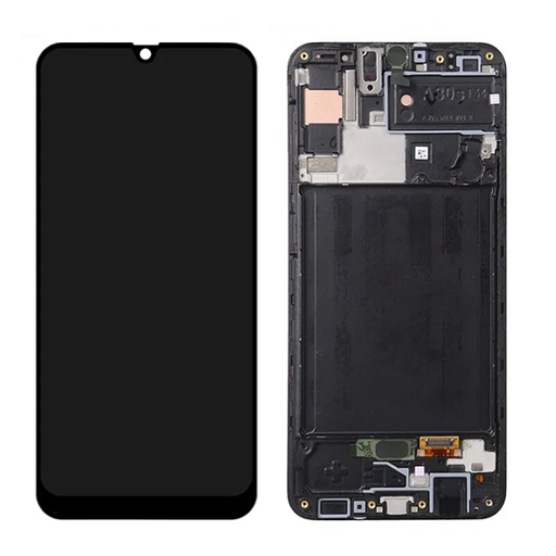 [302031] Modulo Samsung A30 con marco, buzzer, parlante, flex botones Original Size 6.36inches OLED (RN)