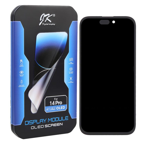 [505008] Modulo Iphone 14 Pro negro (ORIG Soft Oled) IC Removible JK