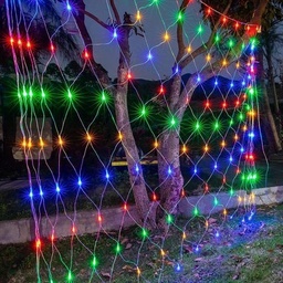 [502475 240Led] Cortina Red de Luz Colores 240 Led 3m x 3m