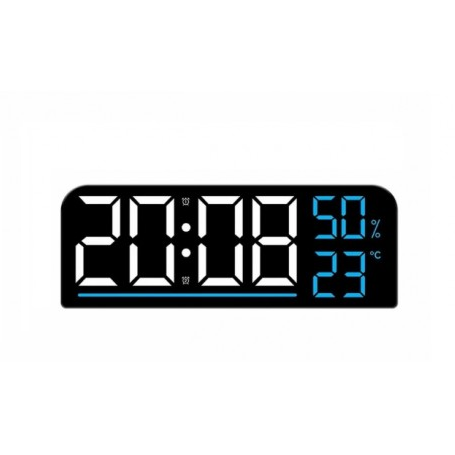 [6941326980277] Reloj Digital 5V con Temperatura 9,8" (24x9cm)