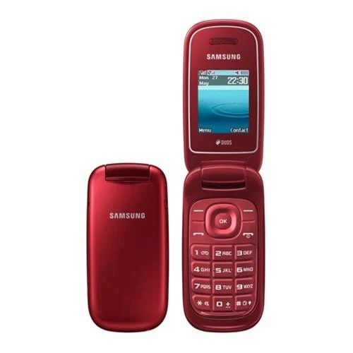 [8803821235437-R] Celular con Tapita Samsung GT-E1272 Rojo