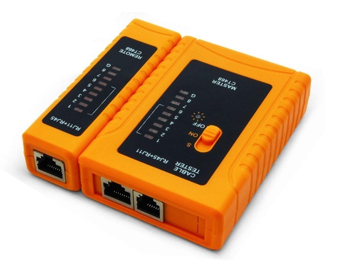 [6290132579671 JS-916] Tester para Cable de Red Escaner de Lineas Multiproposito RJ45/RJ11/RJ12/CAT5/CAT6/CAT7