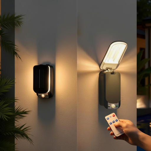 [6290132593769] Reflector de Pared Solar Plegable Doble Filamento de Tungsteno con Sensor de Luz y Movimiento SX901-2