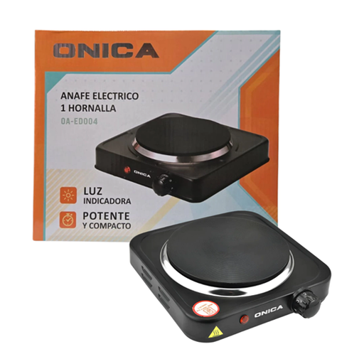 [8020240004011] Anafe Electrico de Una Hornalla 1000w Onica