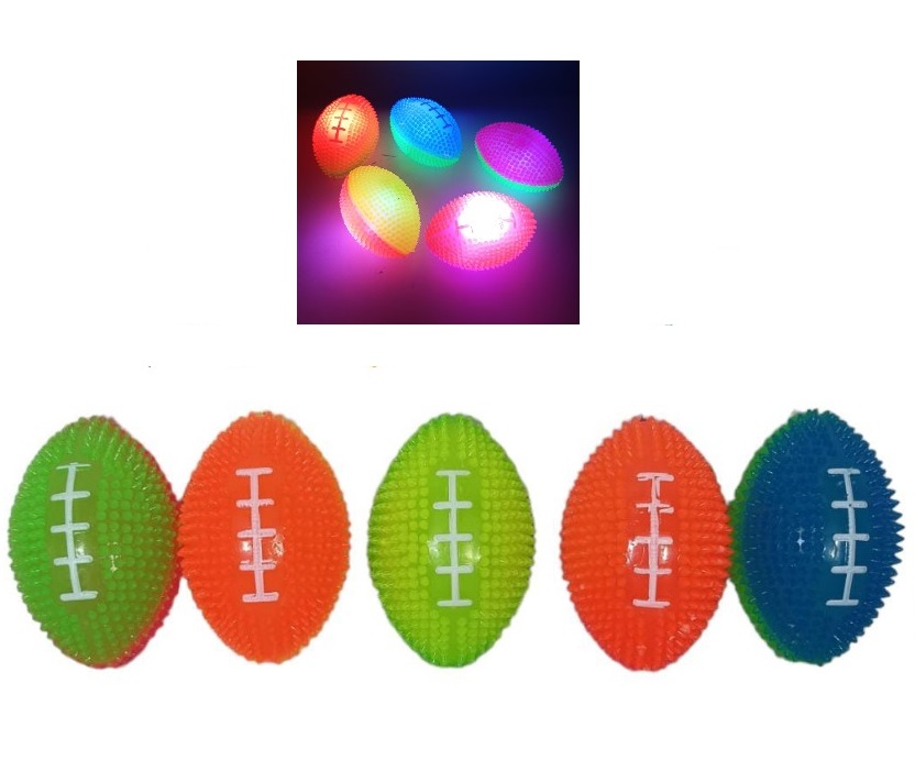 [502626] Pelota Rugby con Luces Juguete Antiestres 8cm