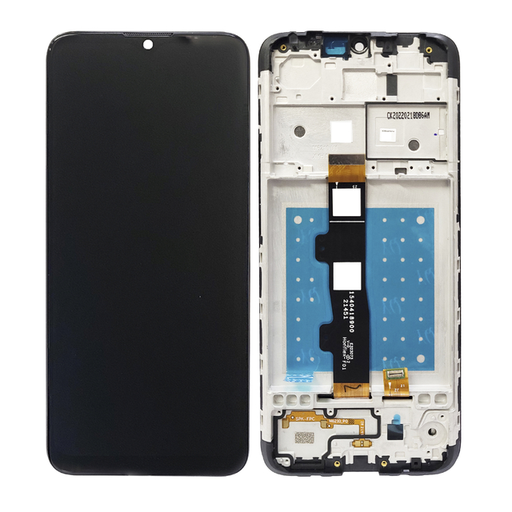 [505115] Modulo Motorola E7 con marco negro (ORIG)