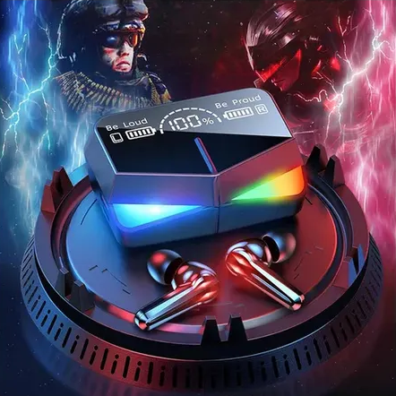 [0723540564527] Auricular Bluetooth V5.3 Doble con Base Cargadora JK-605