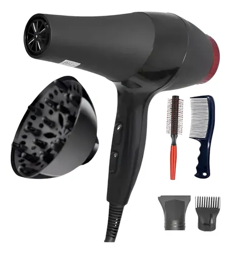 [6958210777295] Secador de Pelo Profesional con Difusor y Accesorios Ogaan 2000w
