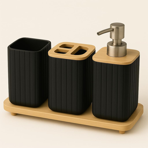 [7178877971068] Set Organizador para Baño 4pcs