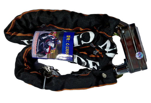 [C-130505] Linga Cadena con Candado para Moto Bici 1,5m