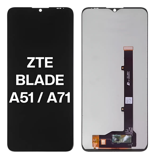 [505224] Modulo ZTE Blade A51 / Blade A71 negro (ORIG)