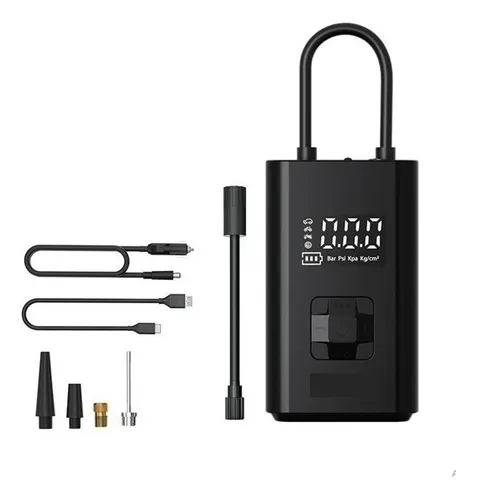 [0736372876713] Mini Compresor de Aire Recargable 50W con Linterna