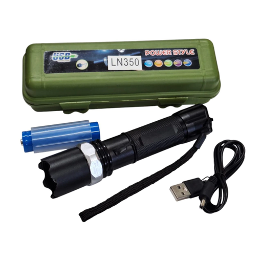 [6909422603506] Linterna Tactica Cree Led con Estuche LN350