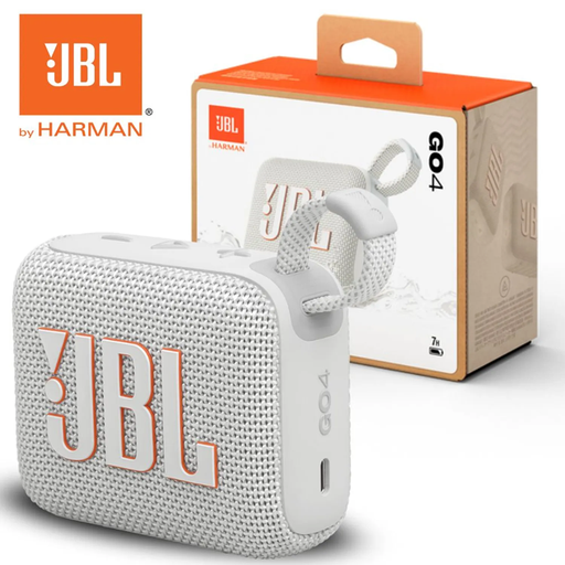 [1200130009402] Parlante Portatil Bluetooth JBL GO4 Blanco (ORIGINAL)