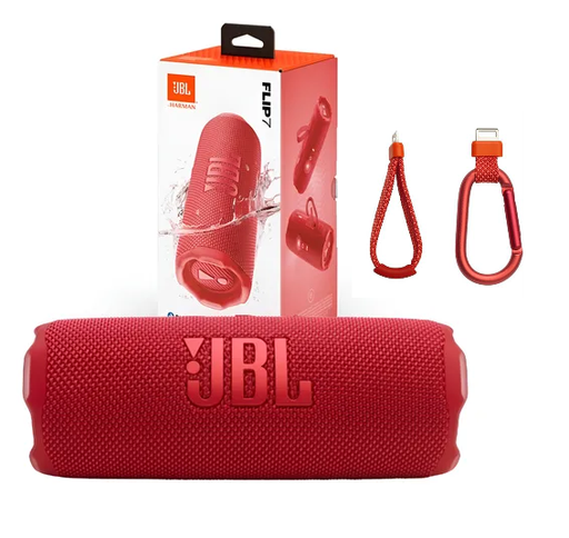 [1200130019388] Parlante Portatil Bluetooth JBL Flip 7 Rojo (ORIGINAL)