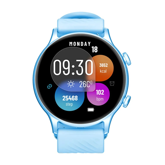 [6977362013419] Reloj Pulsera Smartwatch G-Tide R5 Lite 1,39" Azul con Accesorios