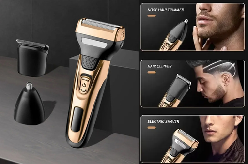 [7769528974219] Afeitadora Corta Pelo Trimmer Recargable 3 en 1 Oryx XR7907