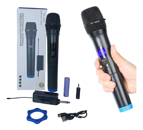 [505334] Microfono Profesional Inalambrico UHF Time M-32006