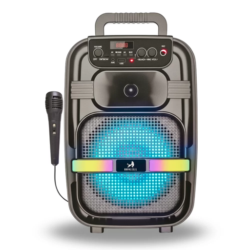 [7796350520833] Parlante Portatil 8" BT Karaoke con Microfono Micro Sd Usb Aux Fm RS-8103