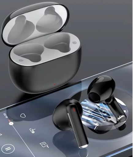 [7796350520635] Auricular Bluethoot 5.4 Doble con Base Cargadora MAX20